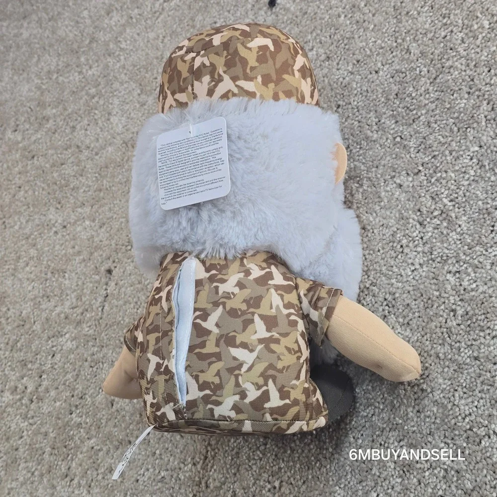 Duck Dynasty Si Robertson Talking Plush Camo Hat Beard A&E Commonwealth 2013